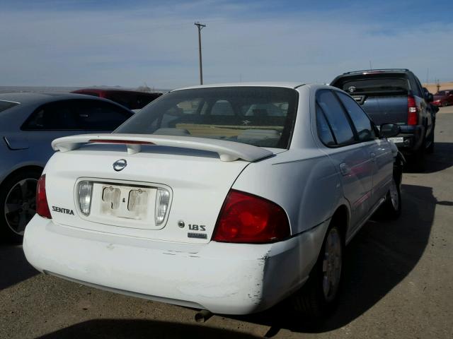 3N1CB51D45L528482 - 2005 NISSAN SENTRA 1.8 WHITE photo 4