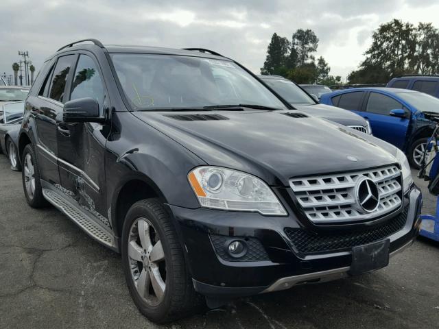 4JGBB5GB6BA694208 - 2011 MERCEDES-BENZ ML 350 BLACK photo 1