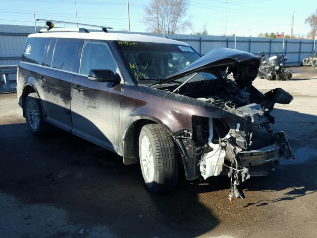 2FMGK5C88EBD07876 - 2014 FORD FLEX SEL BLACK photo 1