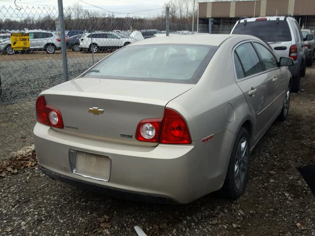 1G1ZC5E05AF247770 - 2010 CHEVROLET MALIBU 1LT TAN photo 4