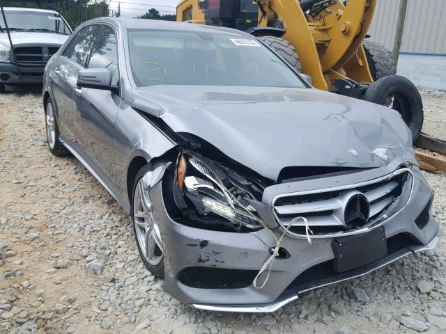 WDDHF8JB3EA892185 - 2014 MERCEDES-BENZ E 350 4MAT SILVER photo 1