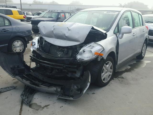 3N1BC1CP8CK807980 - 2012 NISSAN VERSA S GRAY photo 2