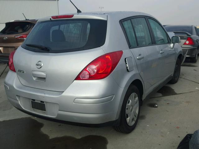 3N1BC1CP8CK807980 - 2012 NISSAN VERSA S GRAY photo 4