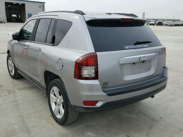 1C4NJCBA2GD524795 - 2016 JEEP COMPASS SP SILVER photo 3