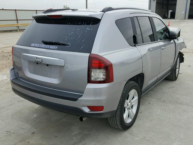 1C4NJCBA2GD524795 - 2016 JEEP COMPASS SP SILVER photo 4