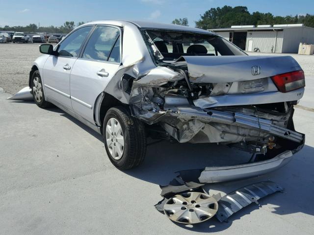 1HGCM56344A103956 - 2004 HONDA ACCORD LX SILVER photo 3