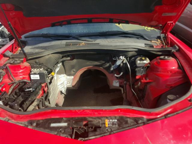 2G1FH1EJXF9264215 - 2015 CHEVROLET CAMARO SS RED photo 7