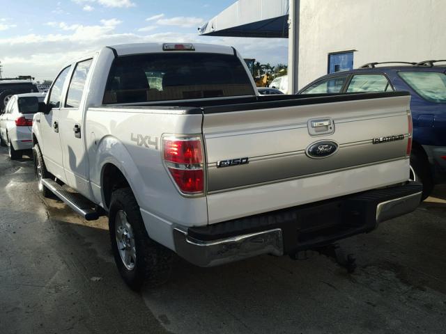 1FTFW1EF1CFA25647 - 2012 FORD F150 SUPER WHITE photo 3