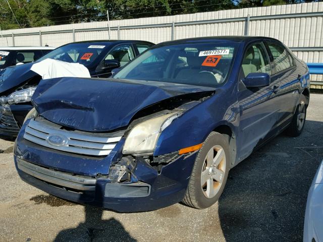 3FAFP07Z06R224099 - 2006 FORD FUSION SE BLUE photo 2