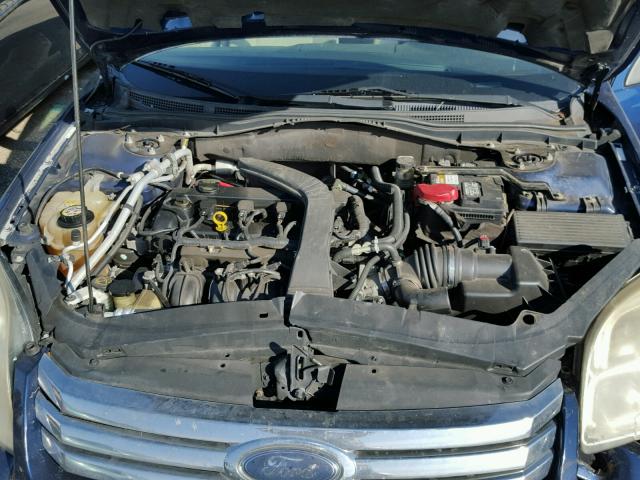 3FAFP07Z06R224099 - 2006 FORD FUSION SE BLUE photo 7