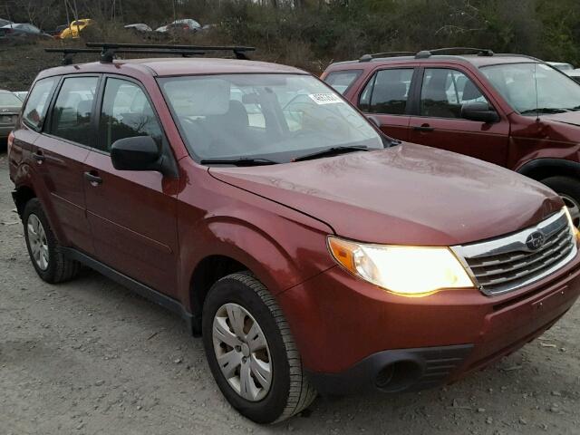 JF2SH61689H790266 - 2009 SUBARU FORESTER 2 BURGUNDY photo 1