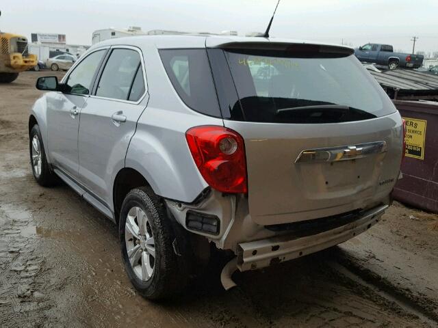 2GNALBEK1C6167472 - 2012 CHEVROLET EQUINOX LS SILVER photo 3