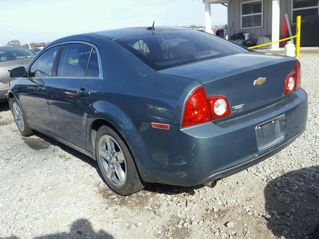 1G1ZH57B09F225638 - 2009 CHEVROLET MALIBU 1LT 绿色 照片 3