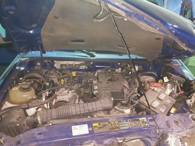 1FTKR1ED6BPA45955 - 2011 FORD RANGER SUP BLUE photo 7