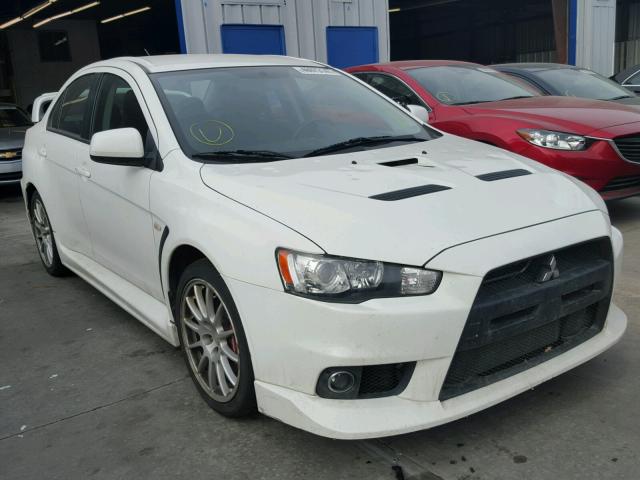 JA32W8FV7BU035489 - 2011 MITSUBISHI LANCER EVO WHITE photo 1