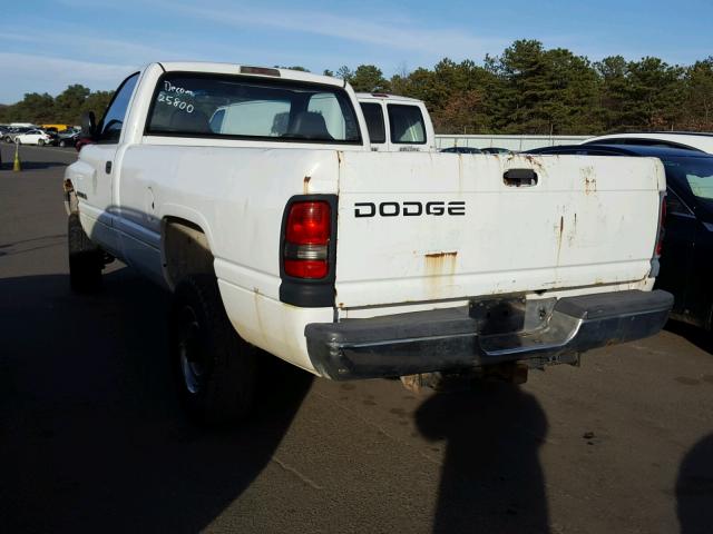 3B7KF26Z7XM590004 - 1999 DODGE RAM 2500 WHITE photo 3