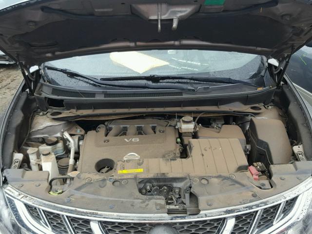 JN8AZ1MU5CW116717 - 2012 NISSAN MURANO S SILVER photo 7