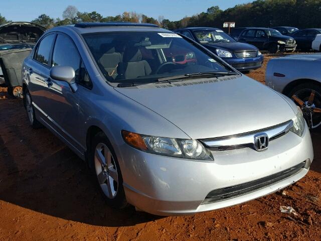 1HGFA16817L063483 - 2007 HONDA CIVIC EX SILVER photo 1