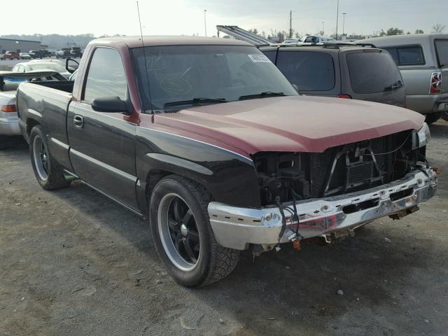 1GCEC14TX5Z138736 - 2005 CHEVROLET SILVERADO MAROON photo 1