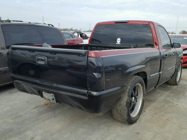 1GCEC14TX5Z138736 - 2005 CHEVROLET SILVERADO MAROON photo 4