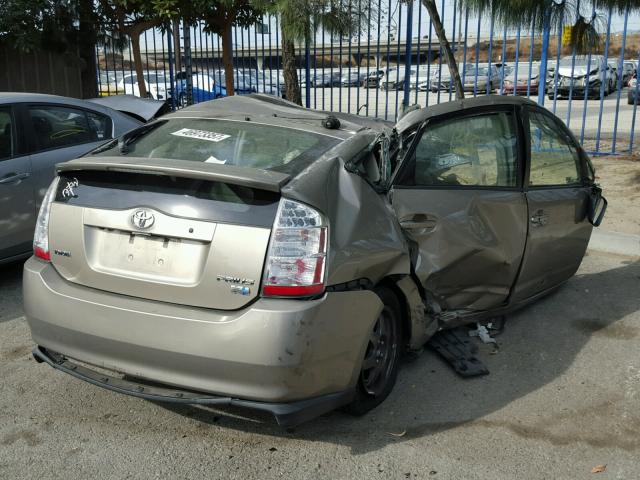 JTDKB20U477627321 - 2007 TOYOTA PRIUS TAN photo 4