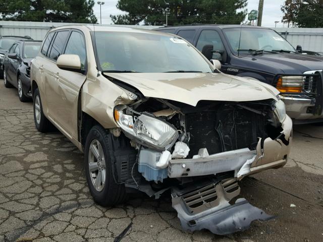 JTEES41A882072137 - 2008 TOYOTA HIGHLANDER GOLD photo 1