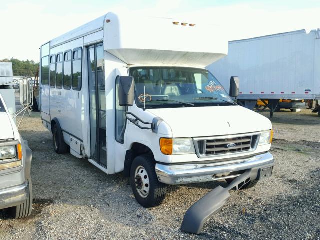 1FDXE45S26HA03652 - 2006 FORD E450 WHITE photo 1