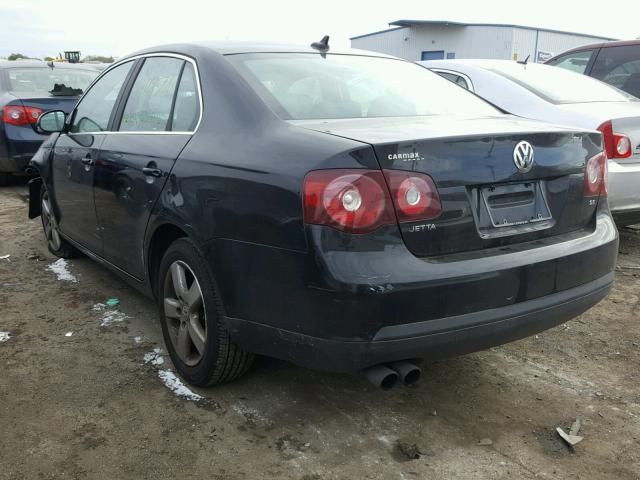 3VWRM71K48M012212 - 2008 VOLKSWAGEN JETTA SE 黑色 照片 3