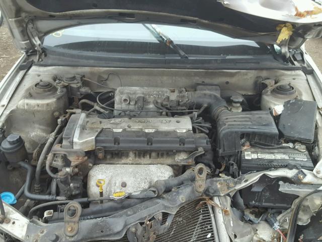 KMHDN45D71U188687 - 2001 HYUNDAI ELANTRA GL SILVER photo 7