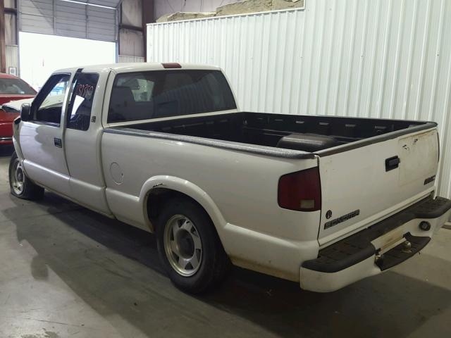 1GTCS19W318249108 - 2001 GMC SONOMA WHITE photo 3