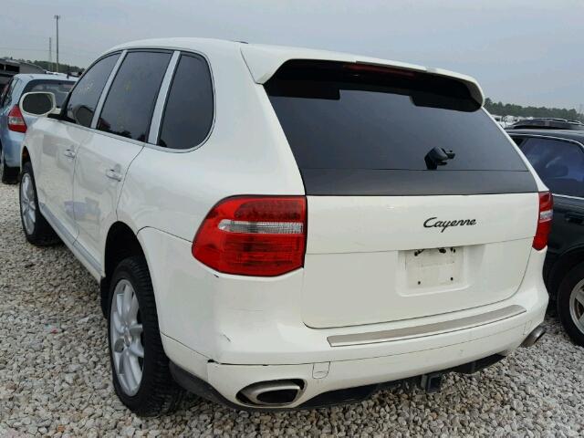 WP1AA29P48LA20399 - 2008 PORSCHE CAYENNE WHITE photo 3