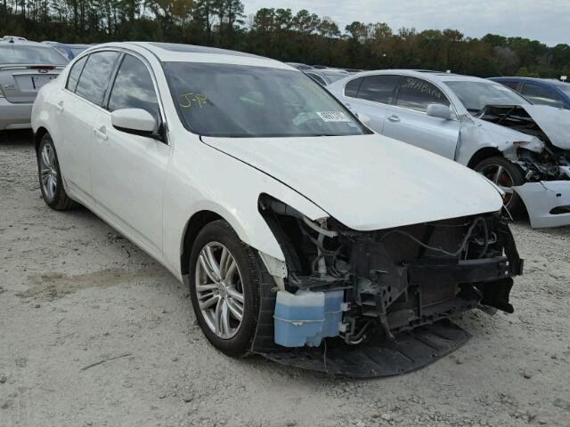 JN1CV6AP3BM302653 - 2011 INFINITI G37 BASE WHITE photo 1