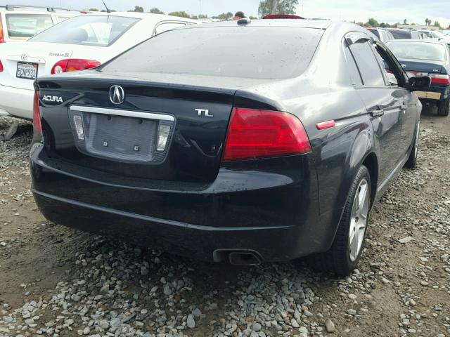 19UUA66255A040927 - 2005 ACURA TL BLACK photo 4