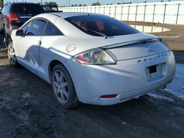 4A3AK34TX6E012329 - 2006 MITSUBISHI ECLIPSE GT WHITE photo 3