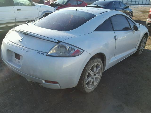 4A3AK34TX6E012329 - 2006 MITSUBISHI ECLIPSE GT WHITE photo 4