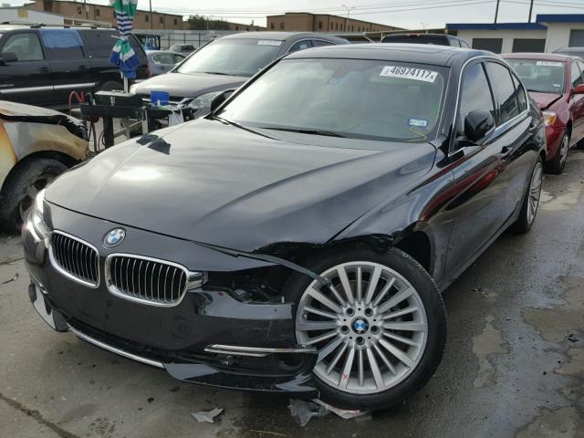 WBA3A5G55FNS85487 - 2015 BMW 328 I BLACK photo 2