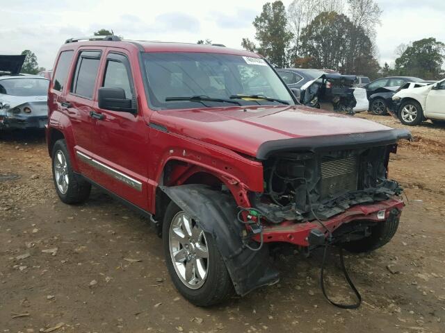 1J4PN5GK0AW153118 - 2010 JEEP LIBERTY LI BURGUNDY photo 1