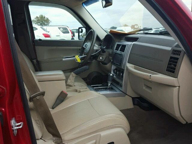 1J4PN5GK0AW153118 - 2010 JEEP LIBERTY LI BURGUNDY photo 5