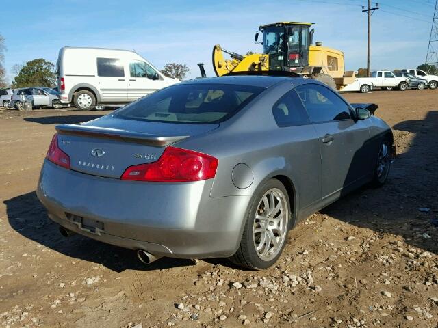 JNKCV54E86M713262 - 2006 INFINITI G35 SILVER photo 4