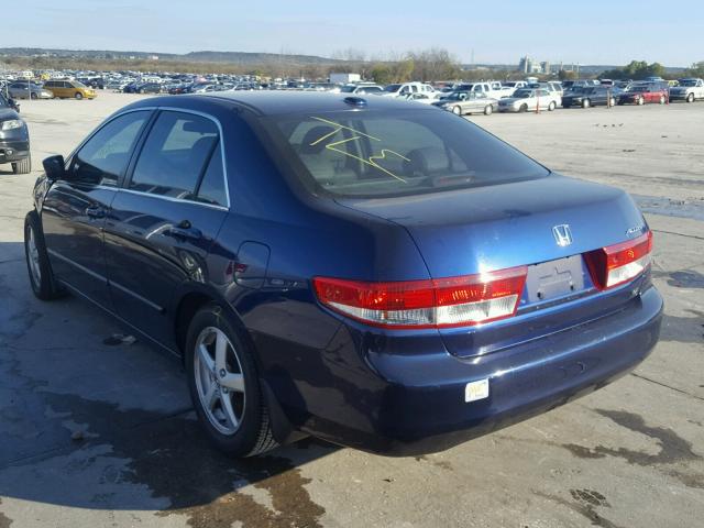 1HGCM56864A109107 - 2004 HONDA ACCORD EX BLUE photo 3