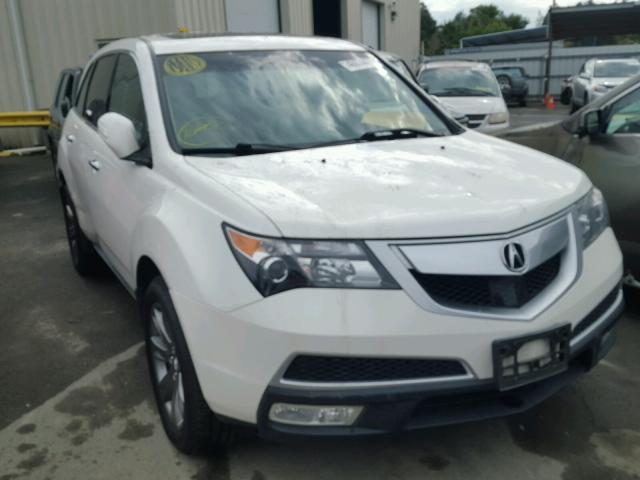 2HNYD2H5XBH518936 - 2011 ACURA MDX ADVANC WHITE photo 1