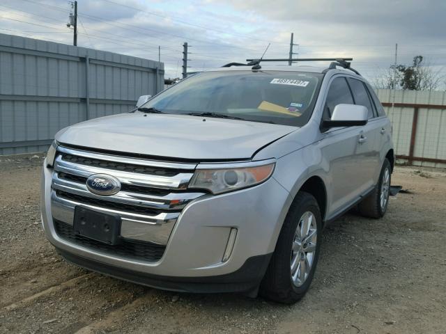 2FMDK3KC2BBA64252 - 2011 FORD EDGE LIMIT SILVER photo 2