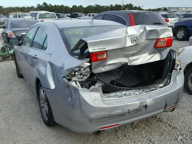 JH4CU2F43CC010465 - 2012 ACURA TSX SILVER photo 3