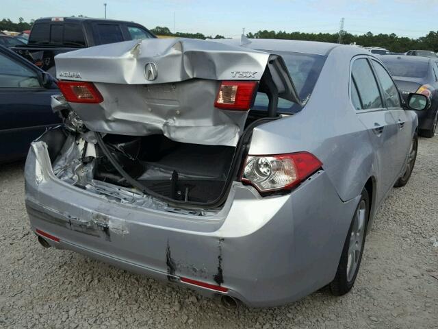 JH4CU2F43CC010465 - 2012 ACURA TSX SILVER photo 4