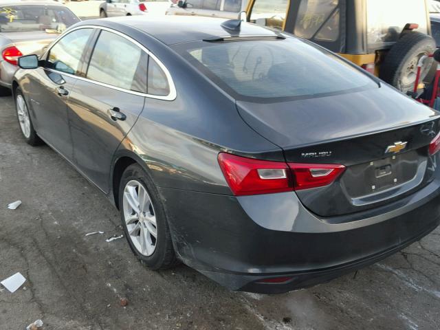 1G1ZE5ST3HF125170 - 2017 CHEVROLET MALIBU LT GRAY photo 3