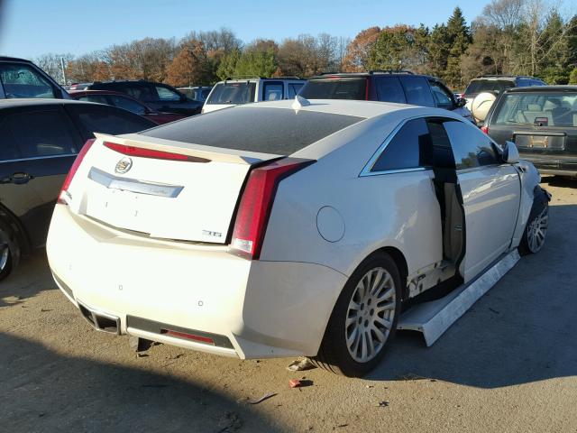 1G6DS1ED4B0158005 - 2011 CADILLAC CTS PREMIU WHITE photo 4