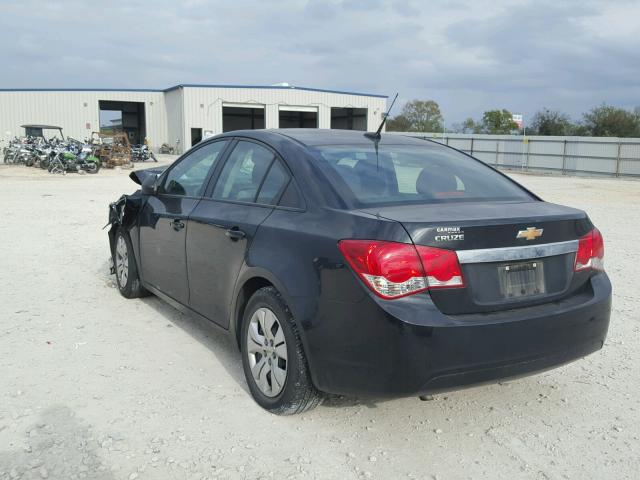 1G1PA5SH5D7297025 - 2013 CHEVROLET CRUZE LS BLUE photo 3