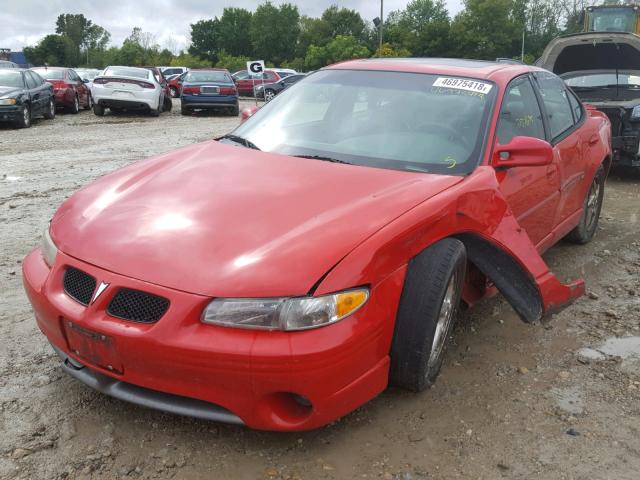 1G2WP52K01F194159 - 2001 PONTIAC GRAND PRIX RED photo 2