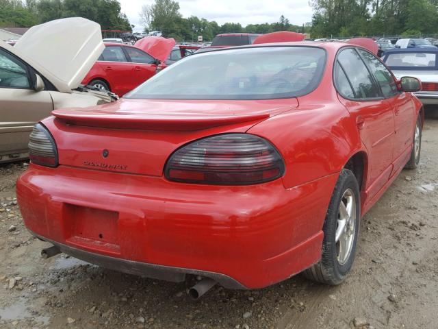 1G2WP52K01F194159 - 2001 PONTIAC GRAND PRIX RED photo 4