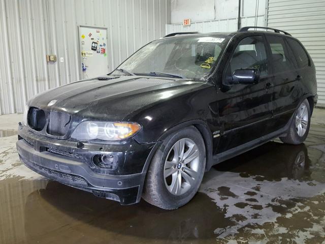 5UXFA93525LE82822 - 2005 BMW X5 4.8IS BLACK photo 2